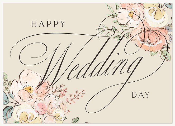 Happy Wedding Day Greeting Cards