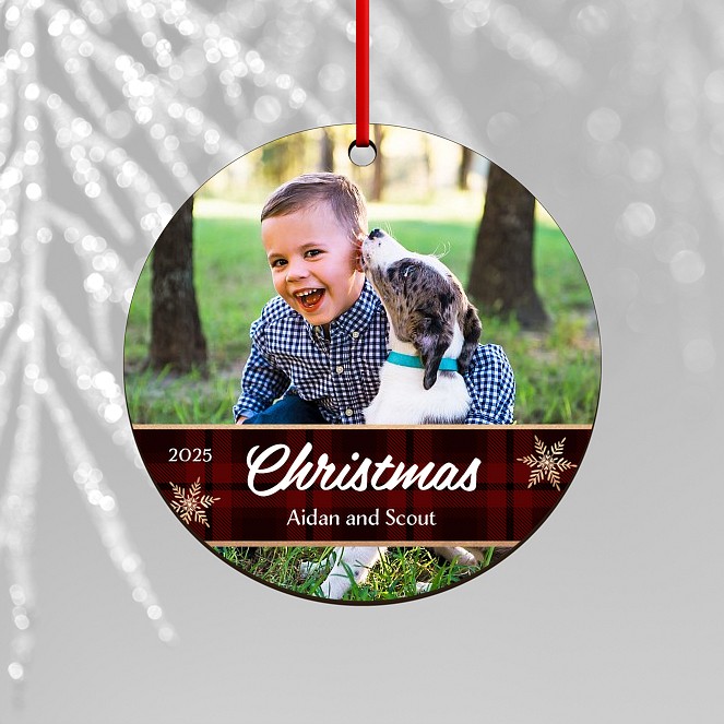 Christmas Wrap Custom Ornaments