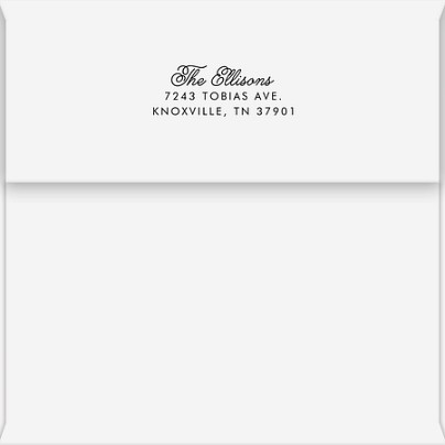 Uptown Chic Return Address Envelopes