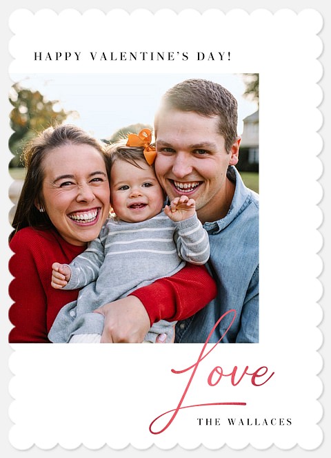 Signed With Love Valentine Photo Cards