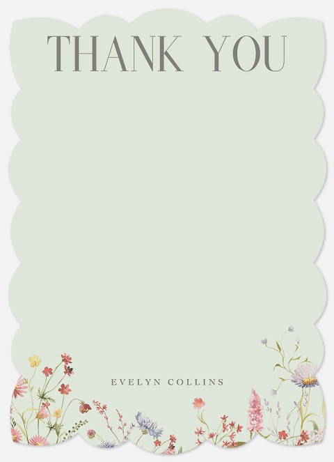 In Full Bloom Thank You Cards 