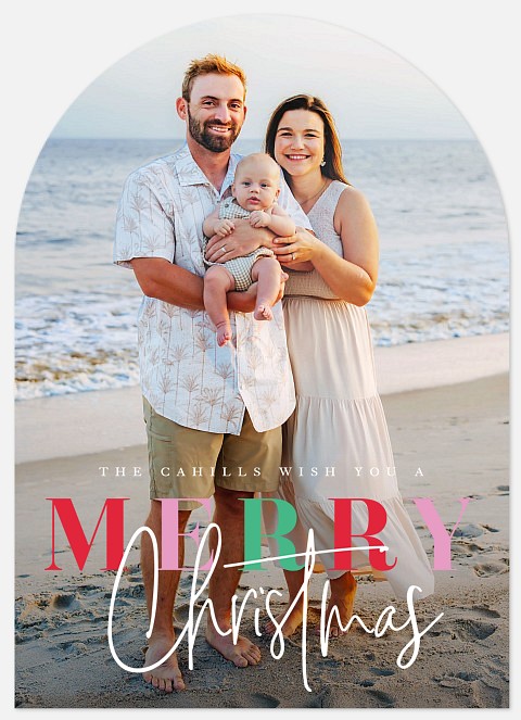 Brightest Merry Holiday Photo Cards