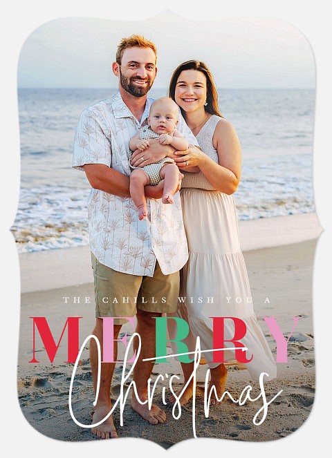 Brightest Merry Holiday Photo Cards