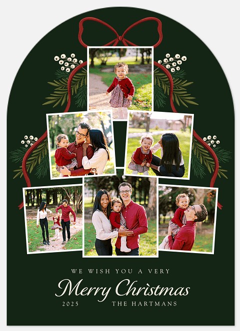 Neatly Packaged Holiday Photo Cards