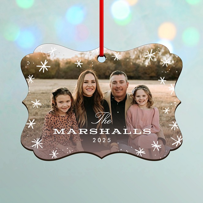 Star Frame Custom Ornaments