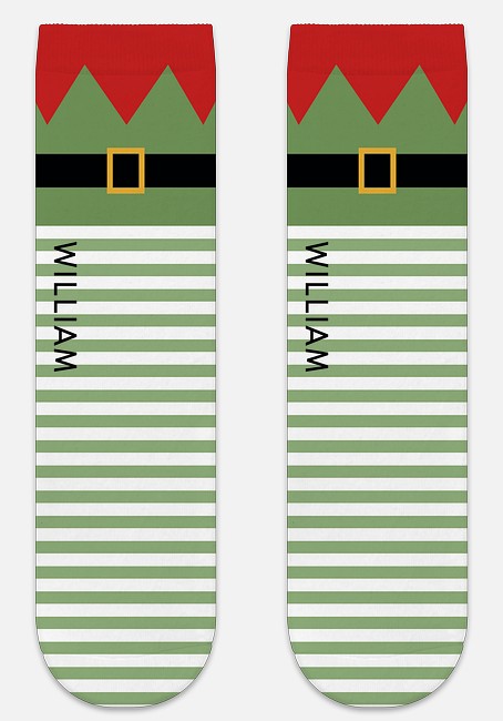 Playful Elf Custom Socks
