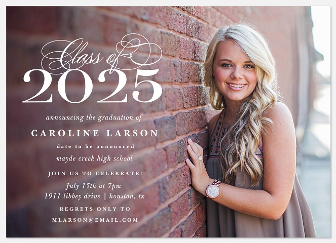 Flourish Type Graduation Cards