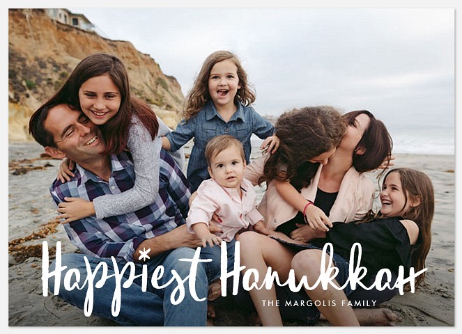Happiest Hanukkah Hanukkah Photo Cards