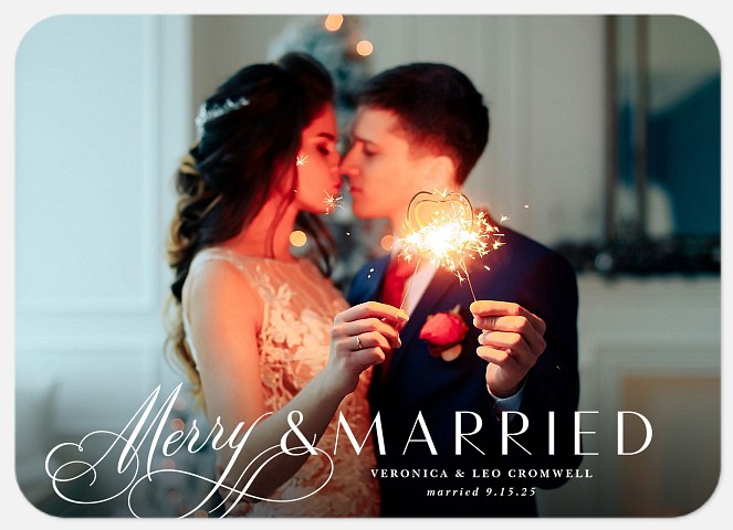 Elegant Mix Holiday Photo Cards