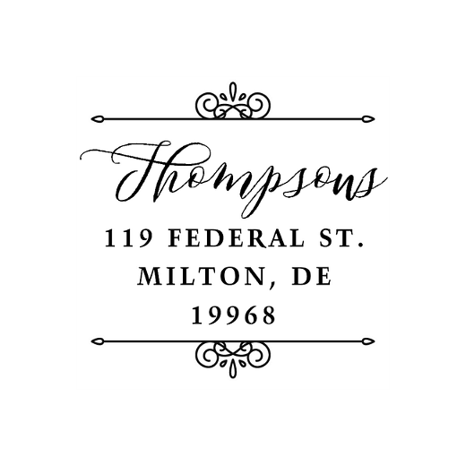 Ornately Stated | Custom Rubber Stamps