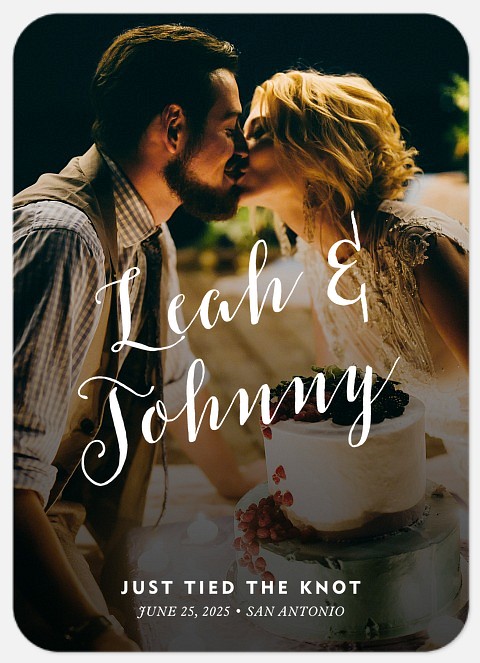 Perfect Pairing Wedding Announcements