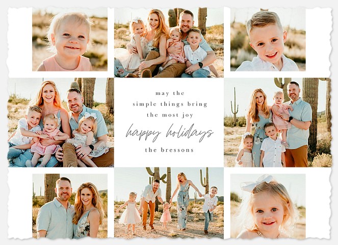 The Simple Things Holiday Photo Cards