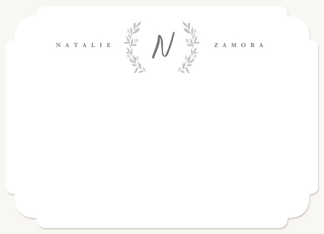 Serene Laurels Stationery