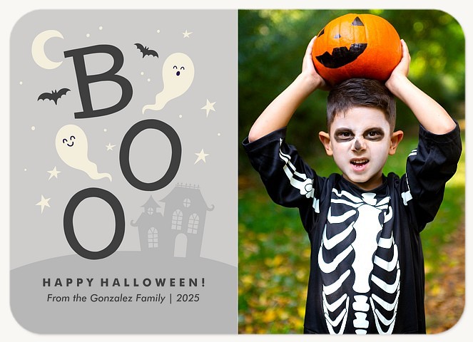 Cute Boo Halloween Cards