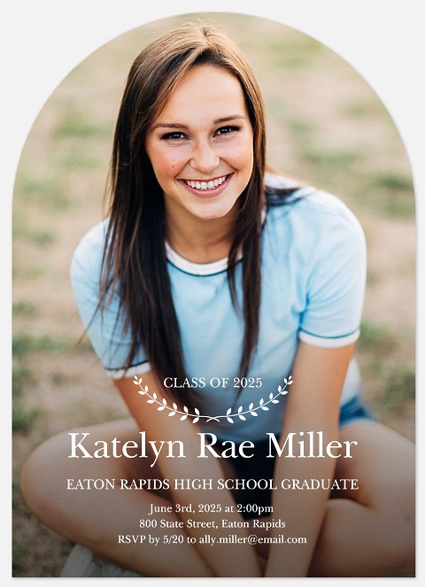 Traditional Laurels Graduation Cards