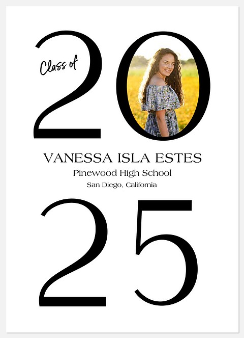 Minimalist Year Graduation Cards