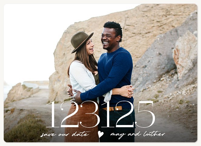 Little Heart Save the Date Magnets