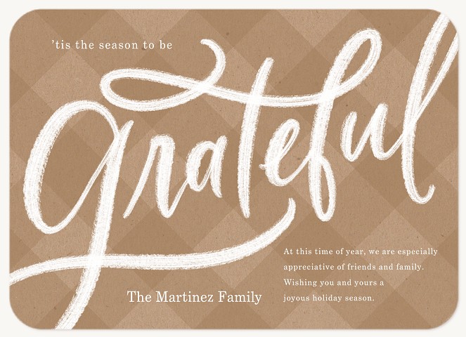 Chalk Gratitude Thanksgiving Cards