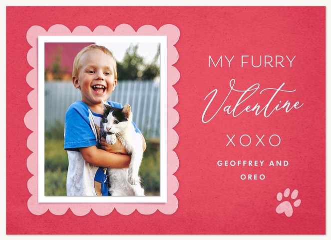 Furry Valentine Valentines Cards