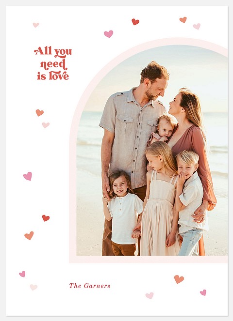 Lovely Arch Valentine Photo Cards