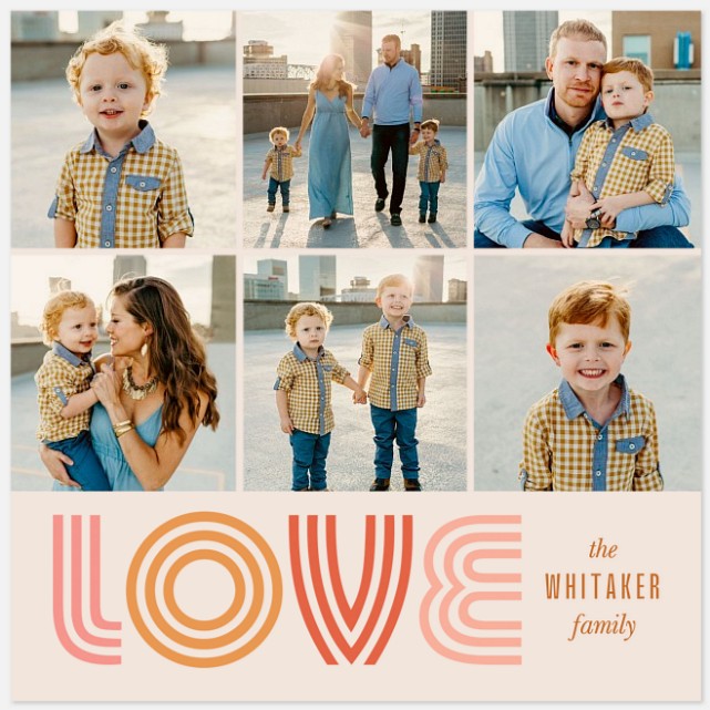 Retro Gallery Valentine Photo Cards