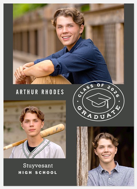 Grad Emblem Graduation Cards