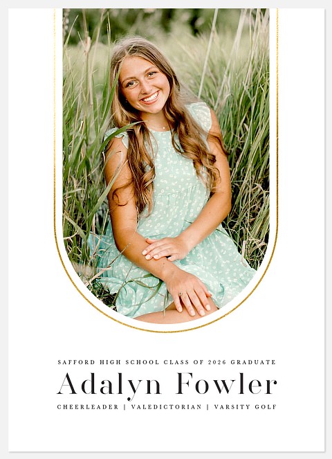 Chic Arch Graduation Cards