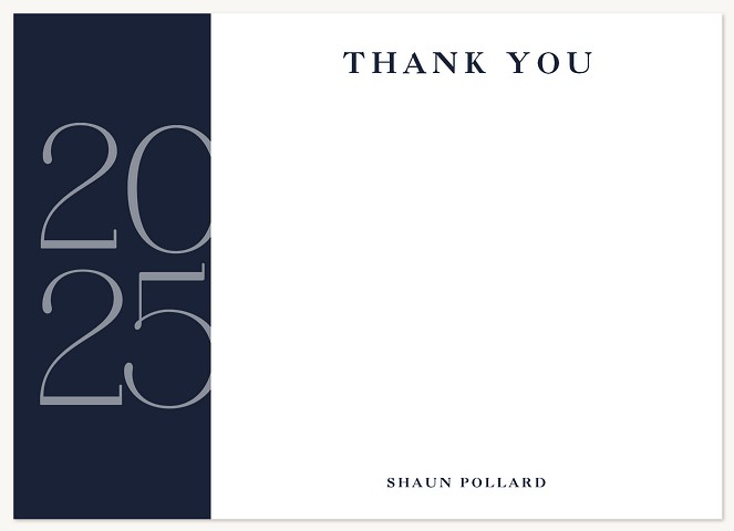 Large Year Thank You Cards 