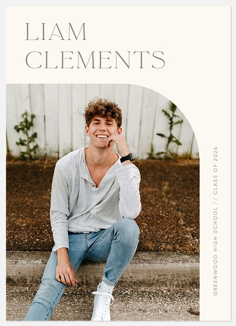 Minimalist Arch Graduation Cards