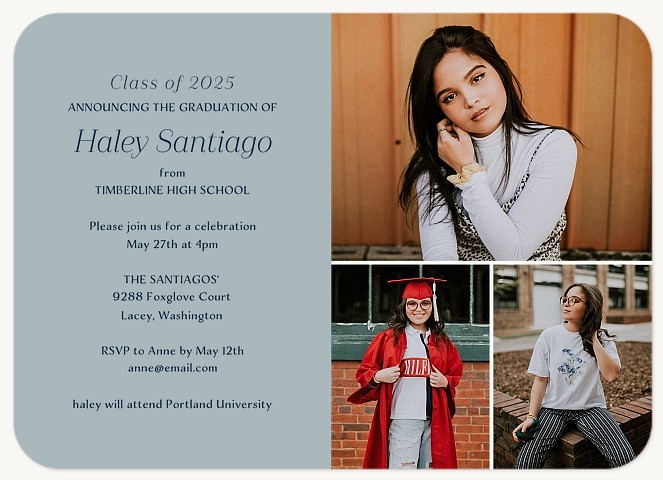 Tonal Collage Graduation Cards