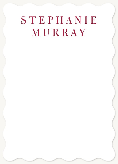 Classic Info Thank You Cards 