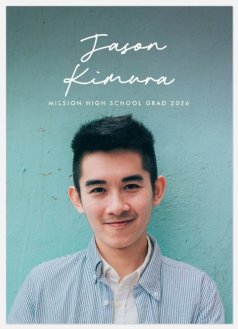 Penned Name Graduation Cards