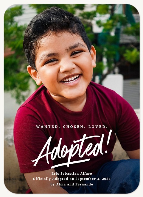 Modern Love Baby Announcements