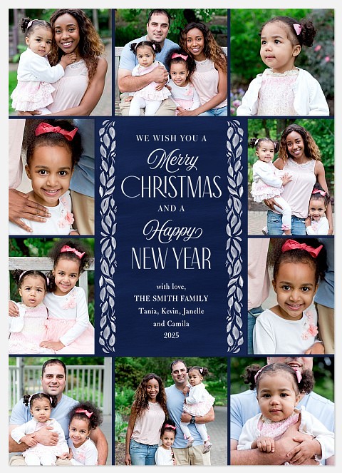 Velvet Greetings Holiday Photo Cards