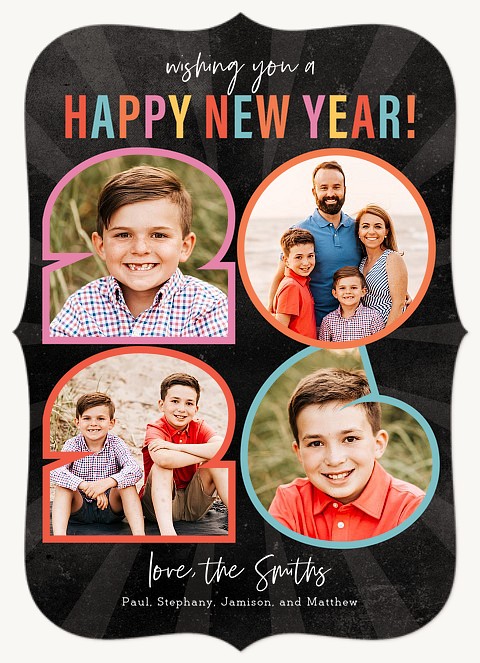 Year to Shine Personalized Holiday Cards