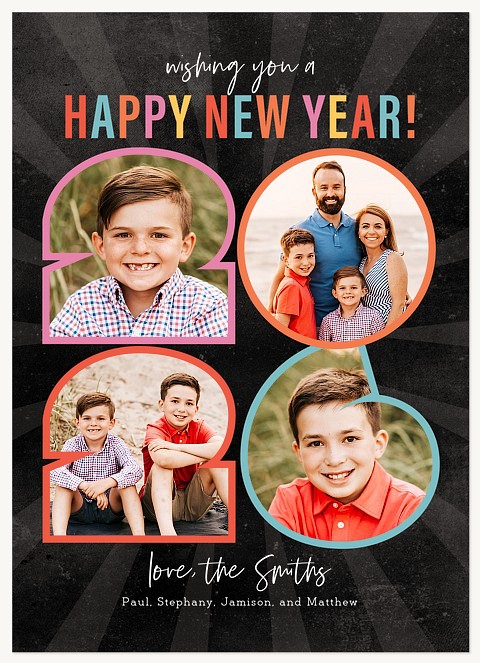 Year to Shine Personalized Holiday Cards