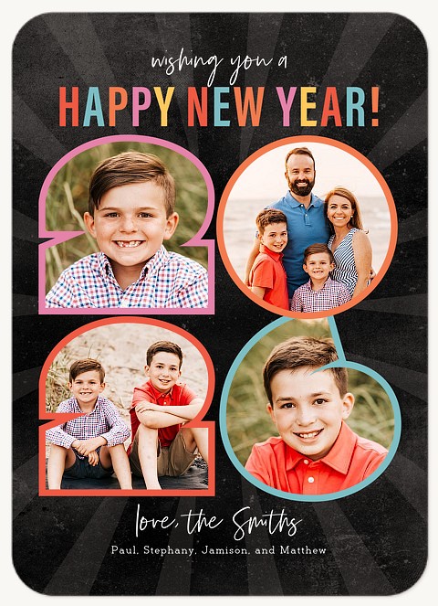 Year to Shine Personalized Holiday Cards