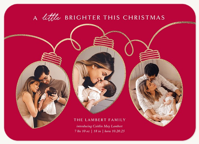 Little Brighter Personalized Holiday Cards