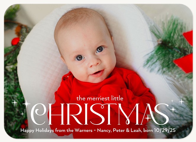 Merry Magic Personalized Holiday Cards