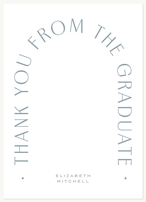 Modern Archway Thank You Cards 
