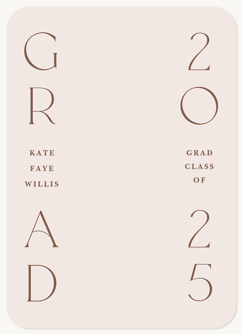 Vertical Deco Thank You Cards 