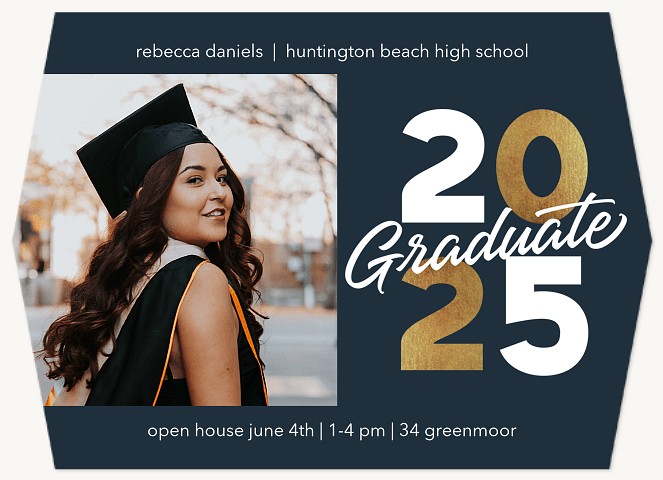 Criss Cross Year Graduation Cards