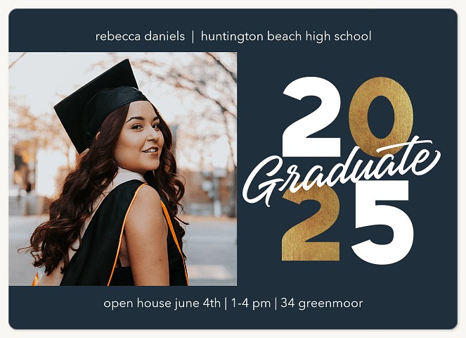 Criss Cross Year Graduation Cards