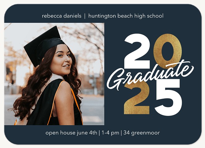 Criss Cross Year Graduation Cards