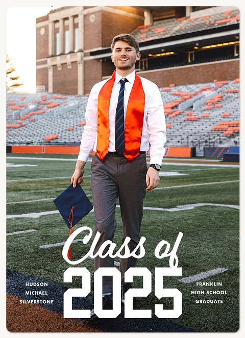 Varsity Type Graduation Announcements