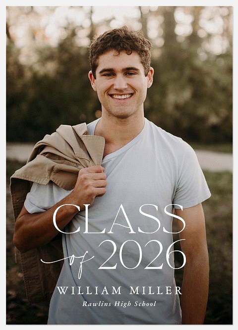 Class Block Graduation Cards