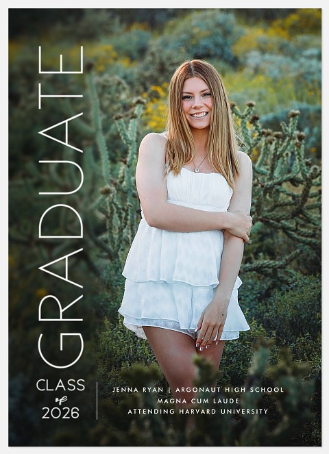 Column Graduation Cards