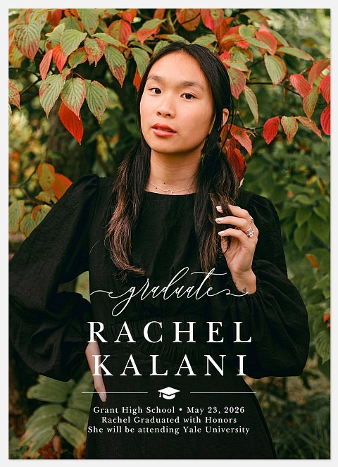 Soft Type Graduation Cards