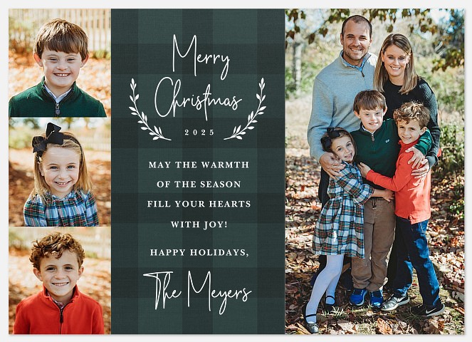 Country Warmth Holiday Photo Cards