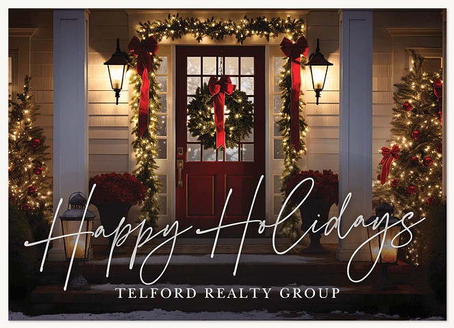 Holiday Porch Business Holiday Cards